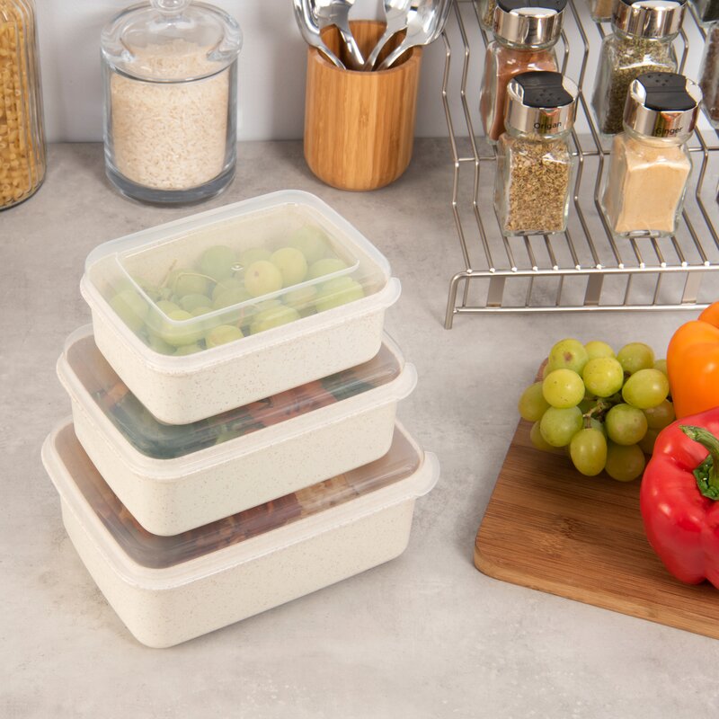 3 Container Food Storage Set