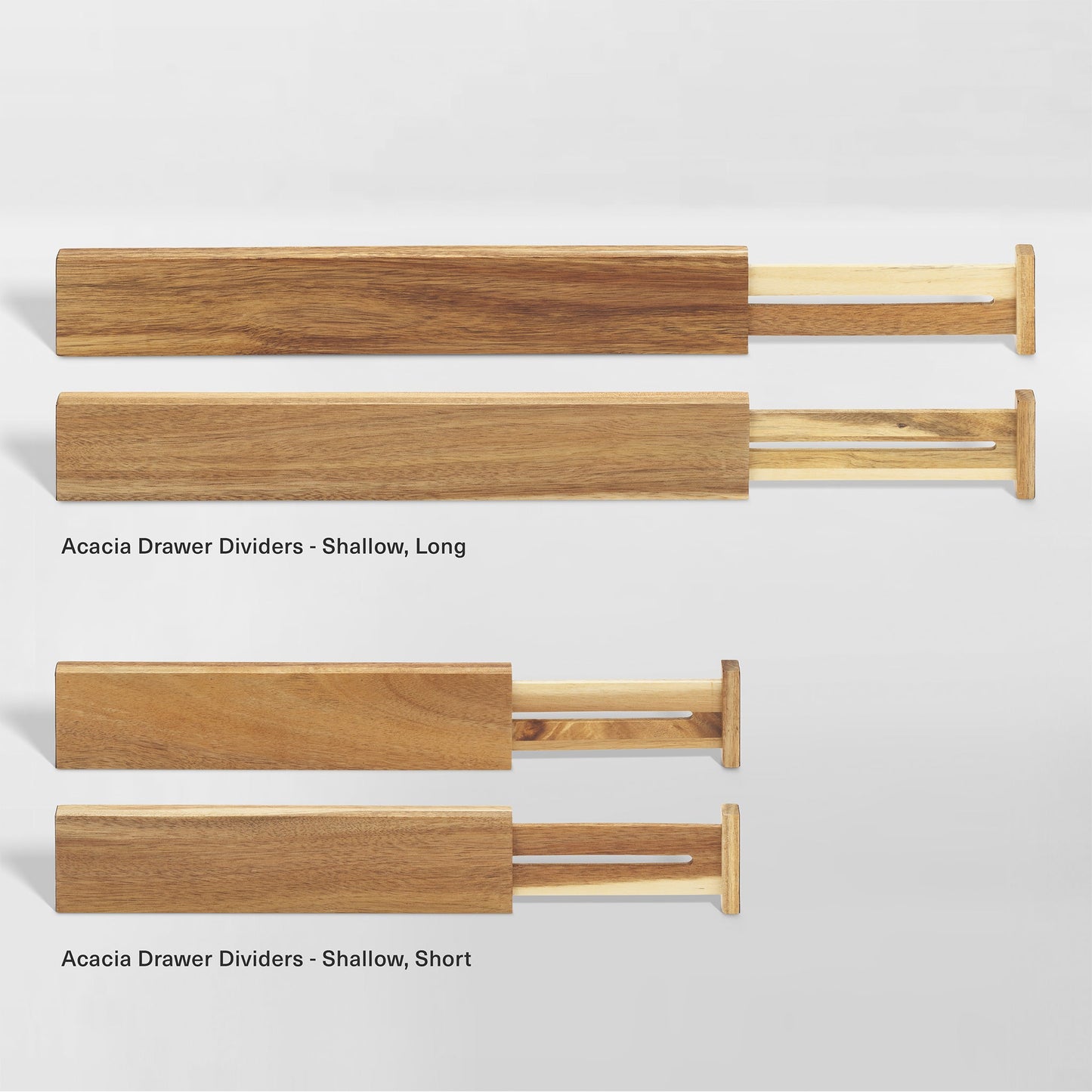 Acacia Drawer Dividers