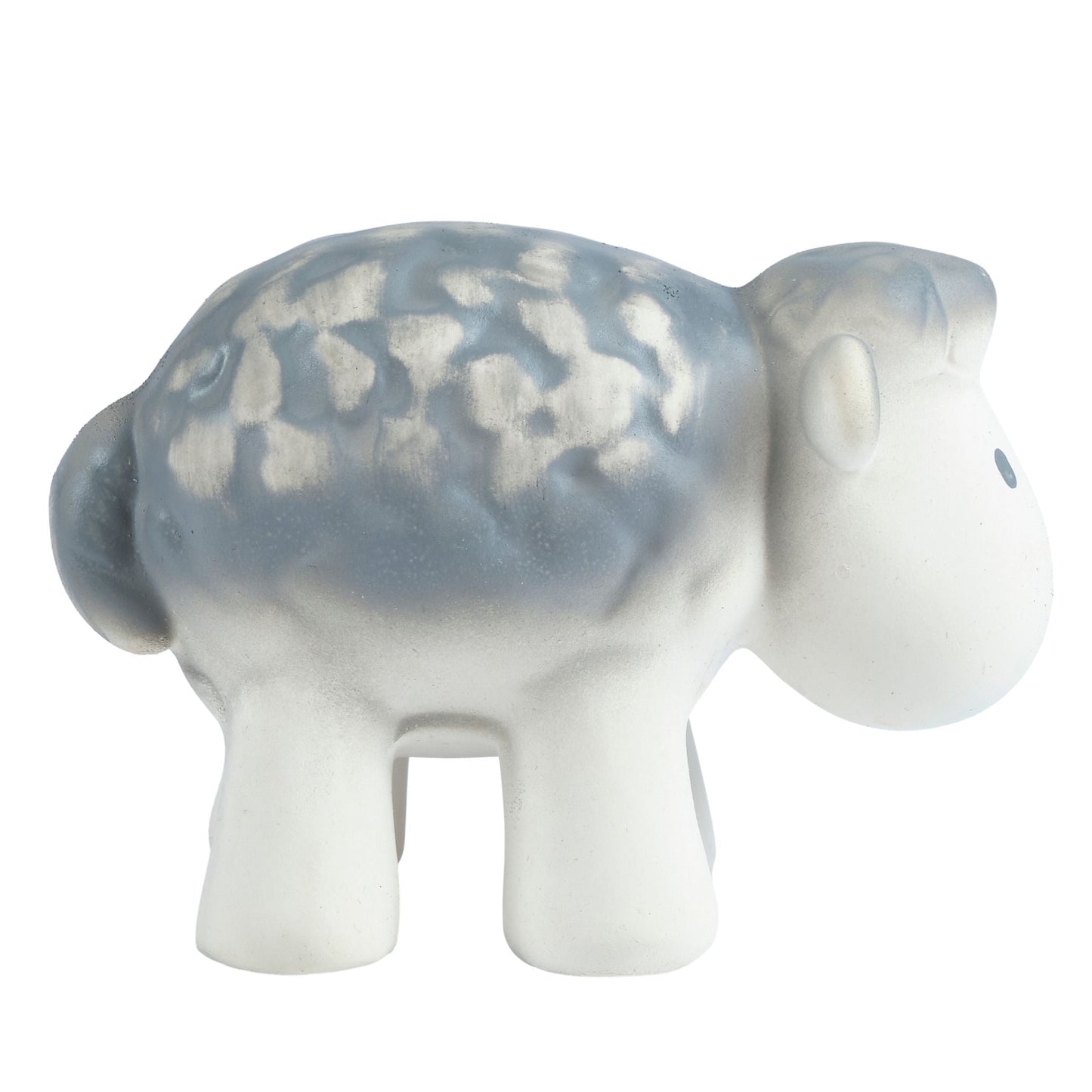 Sheep Organic Natural Rubber Rattle, Teether & Bath Toy