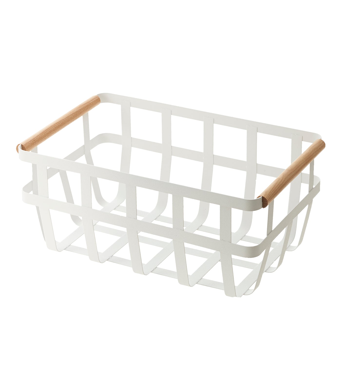 Storage Basket - Steel + Wood