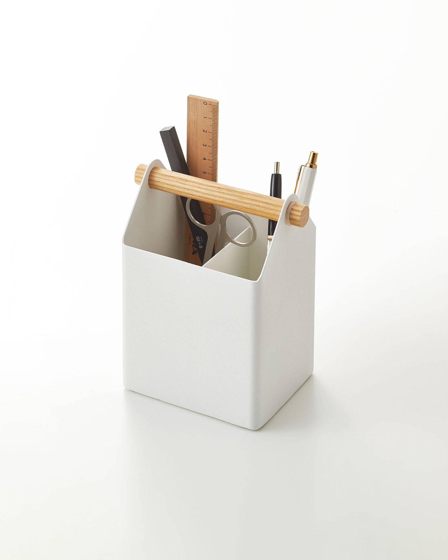 Desk Organizer - Steel + Wood