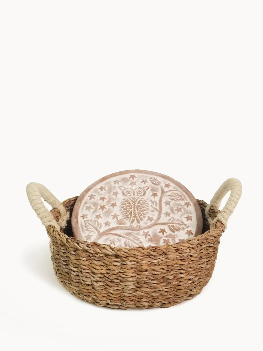 Bread Warmer & Basket - Owl Round