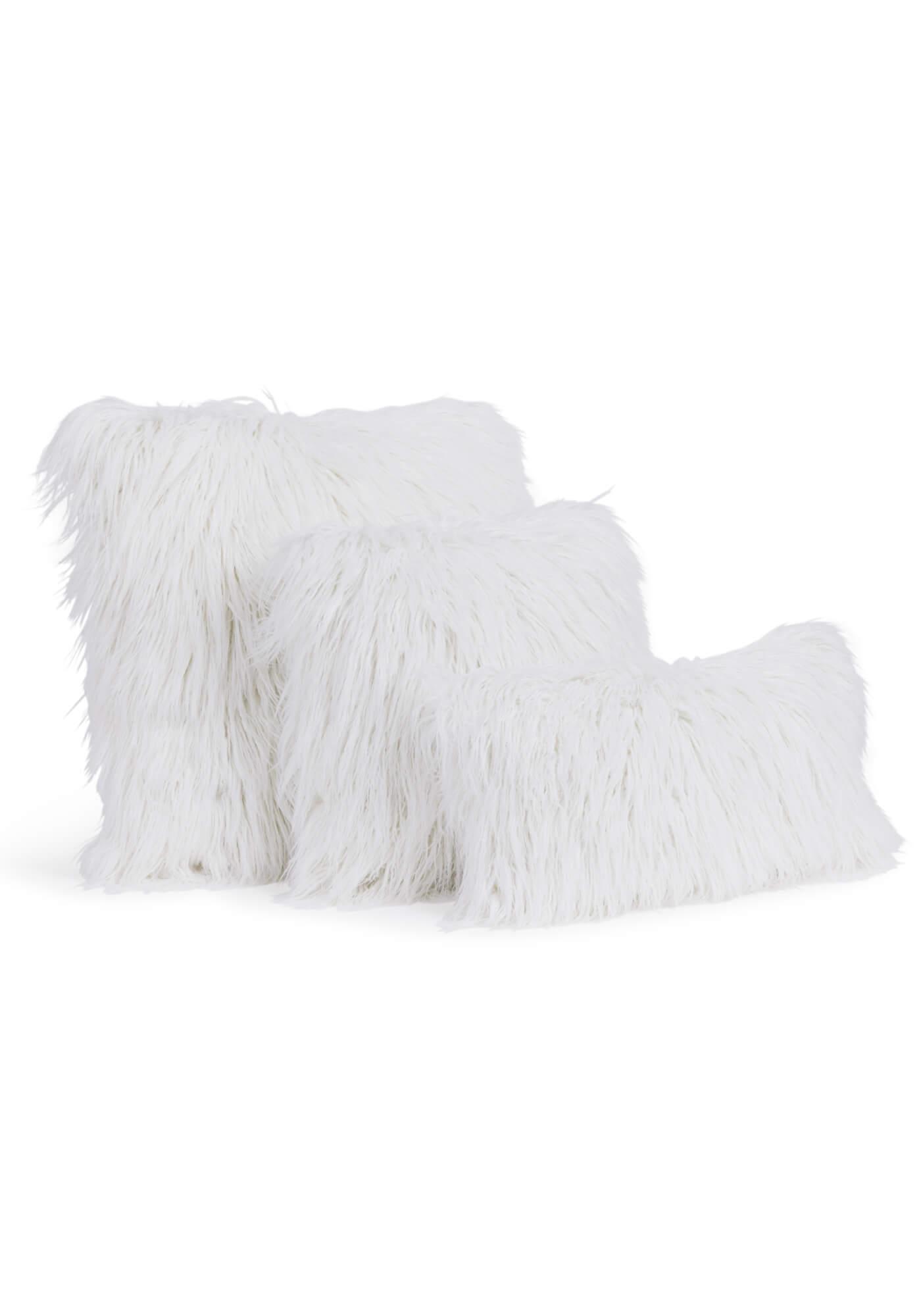 18" Signature Series White Tibetan Pillow