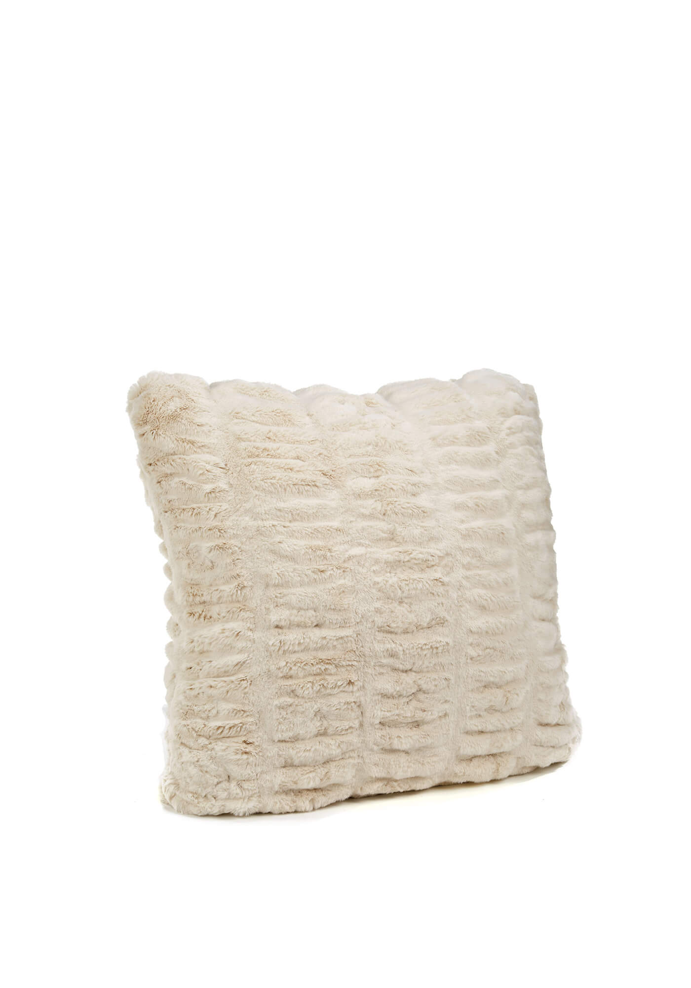 18" Couture Collection Ivory Mink Pillow