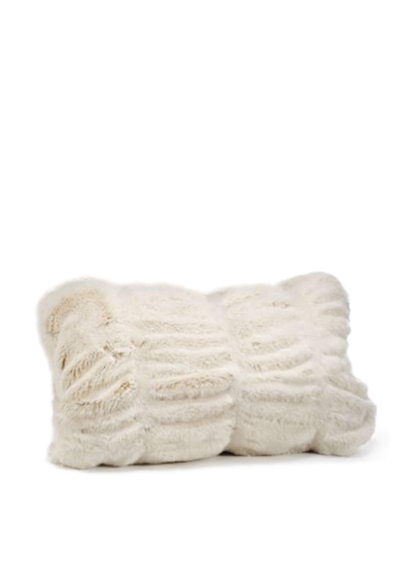 18" Couture Collection Ivory Mink Pillow