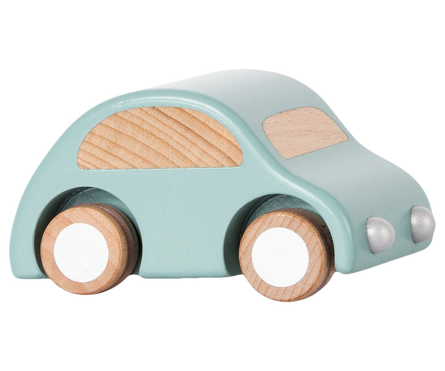 Wooden Car, Light Blue