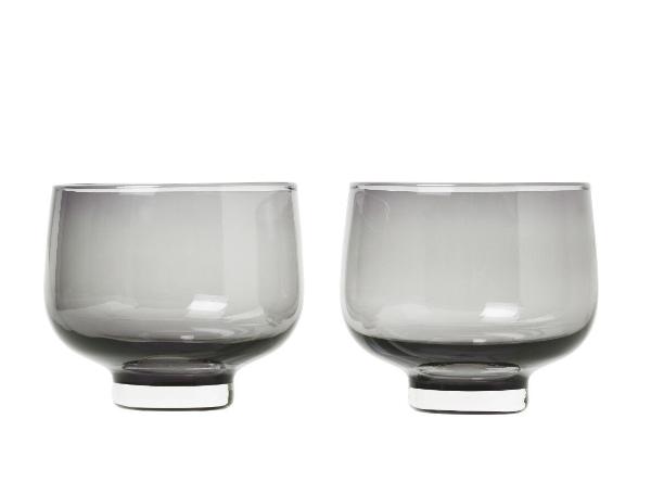 FLOW glasses - 7 oz - set of 2 - smoked