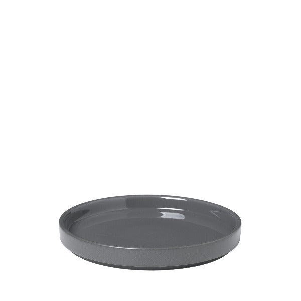 PILAR Snack Plate Pewter (charcoal)
