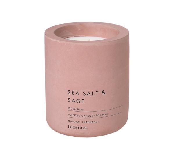 Scented Candle in Concrete Container - Large- Withered Rose