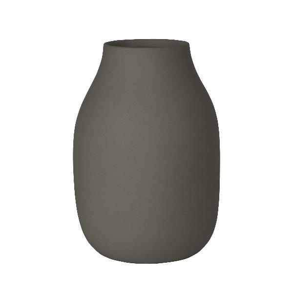 Vase Porcelain 6 x 4 - COLORA - Steel Grey