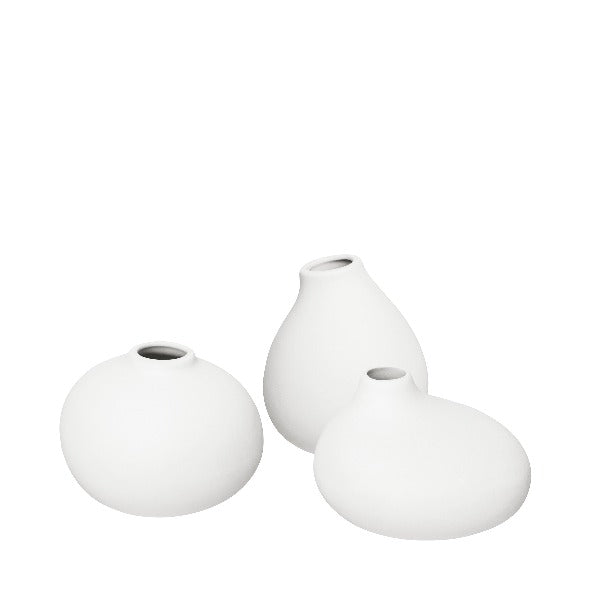 NONA Mini Vases White