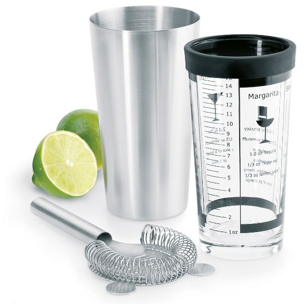 Stainless Steel Boston Cocktail Shaker Set