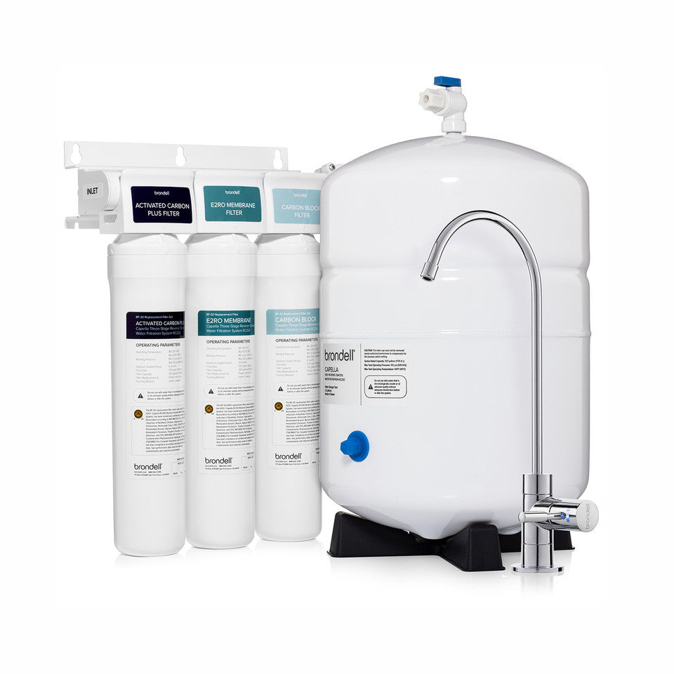 Capella Reverse Osmosis Under Sink Water Filtration System RC250