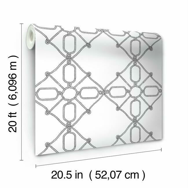 Seawater Diamond Trellis Premium Peel + Stick Wallpaper