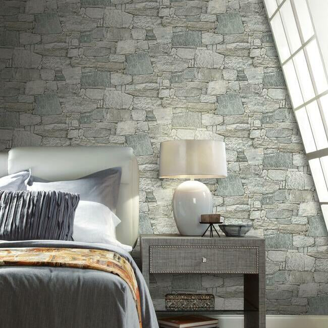Chateau Stone Premium Peel + Stick Wallpaper
