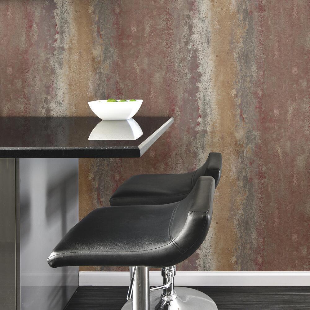 Oxidized Metal Peel and Stick Wallpaper