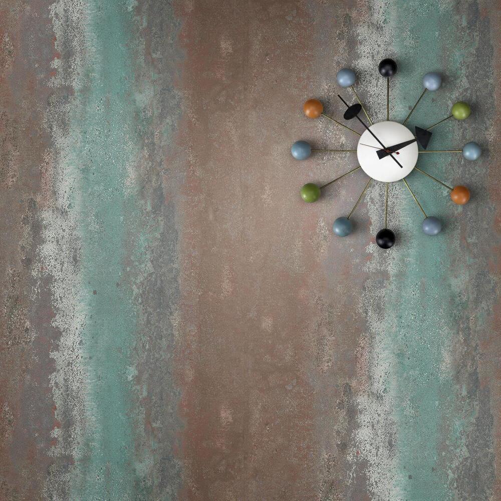 Oxidized Metal Peel and Stick Wallpaper