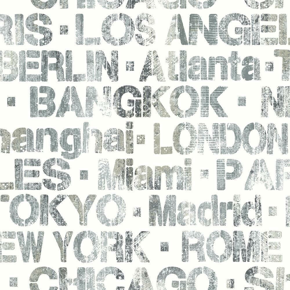 Cities of the World Peel and Stick Wallpaper