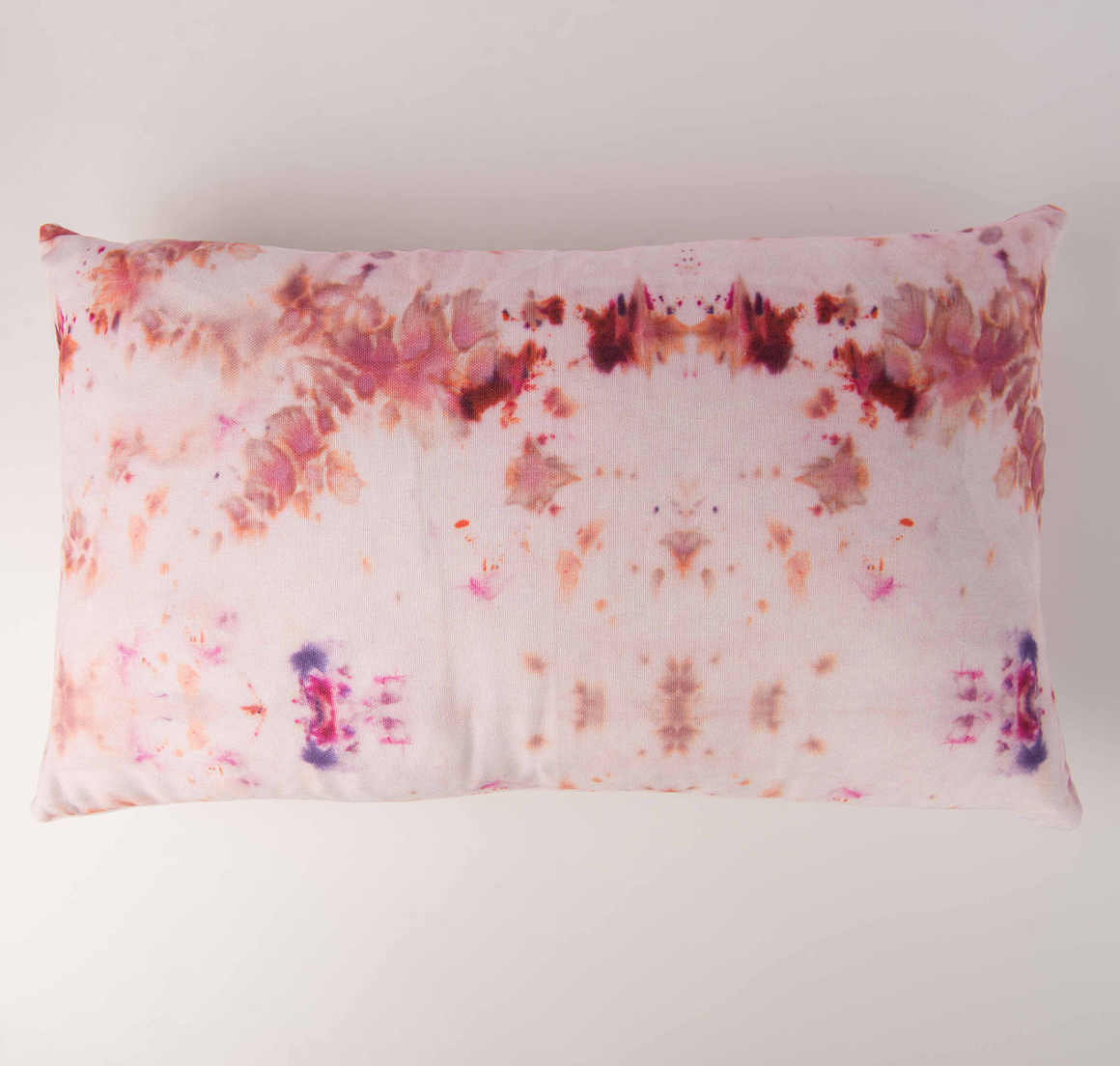 Rose Marble Lumbar Pillow