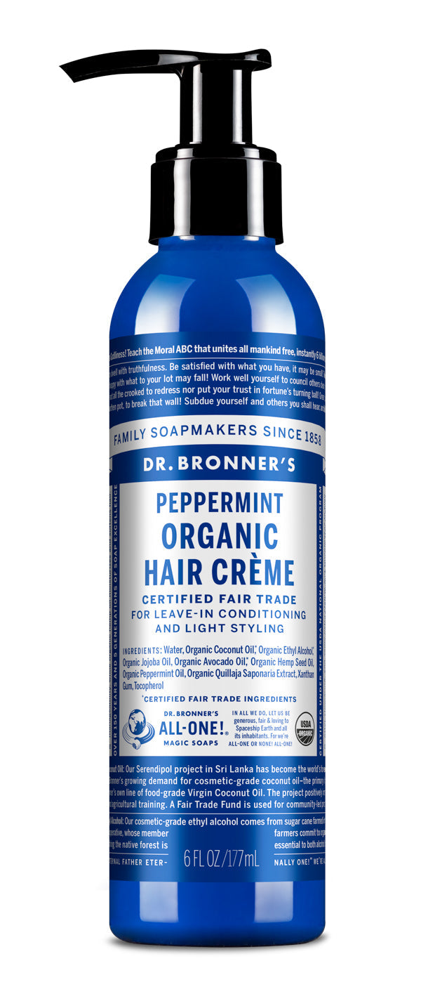 Peppermint Organic Hair Creme (6 Pack)