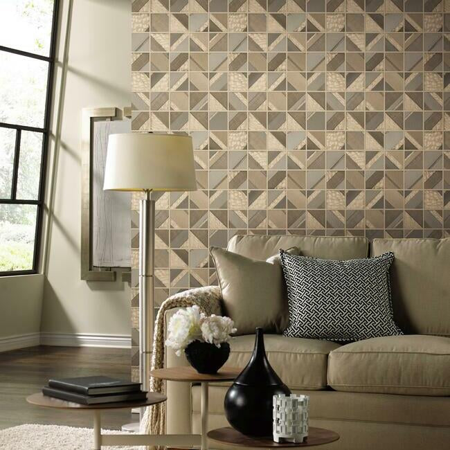 Patchwork Tile Wallpaper