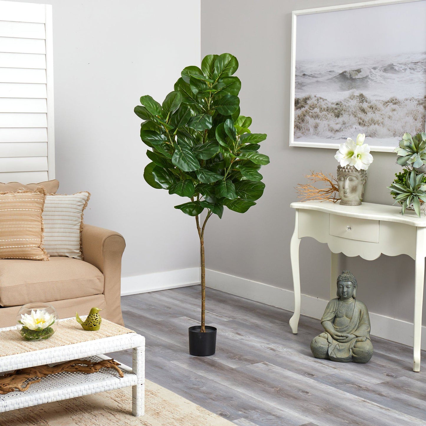 6’ Fiddle Leaf Fig Artificial Tree