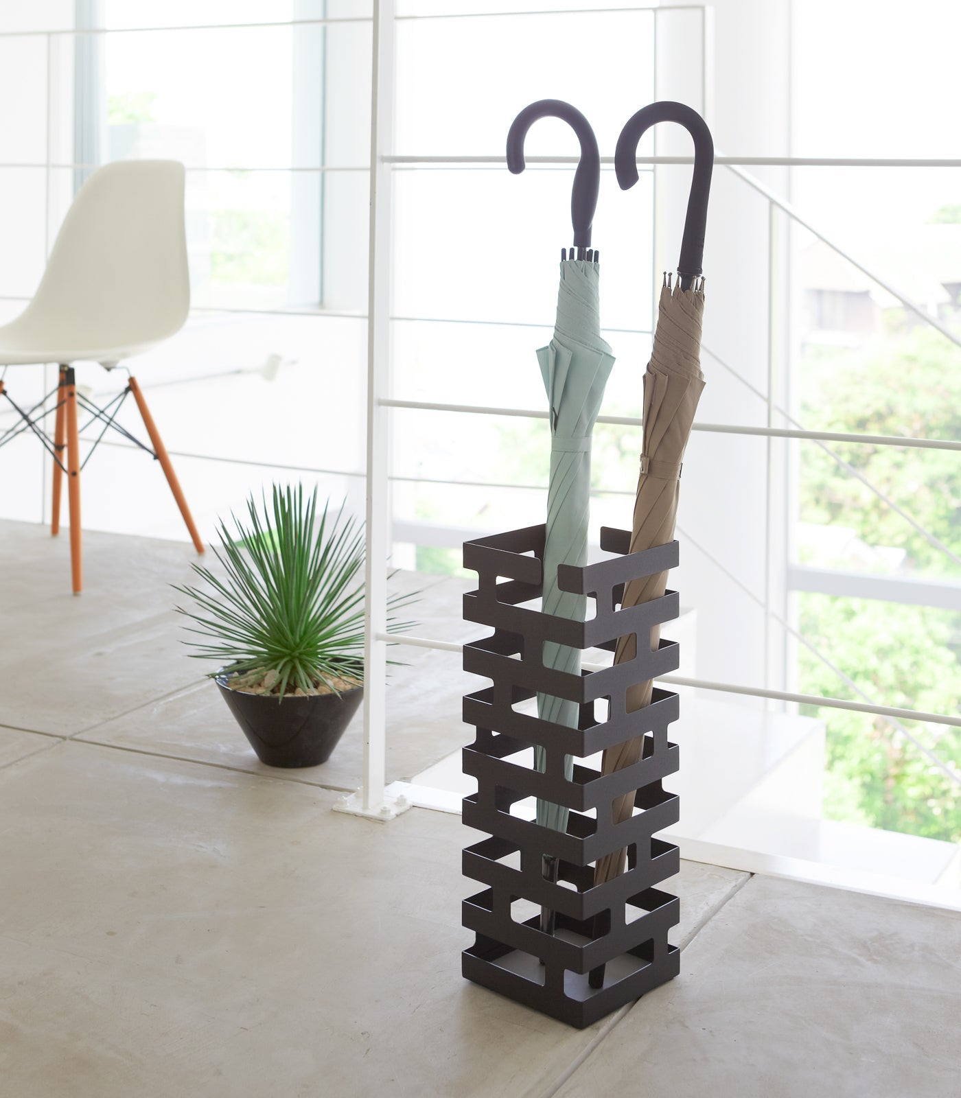 Umbrella Stand - Steel - Square