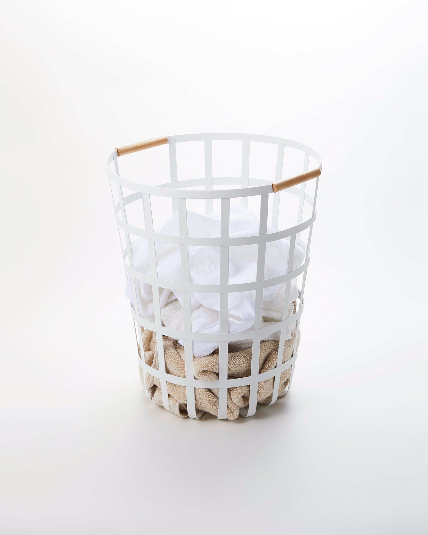 Wire Basket - Steel + Wood