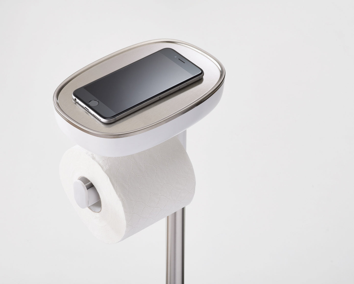 EasyStore™ Plus Toilet Paper Holder with Flex™ Steel Toilet Brush