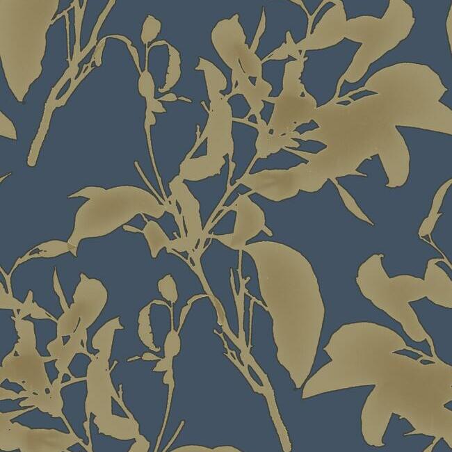 Botanical Silhouette Wallpaper