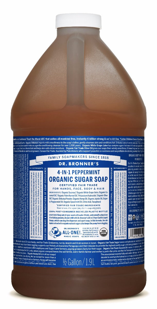 Peppermint Organic Sugar Soaps Refill