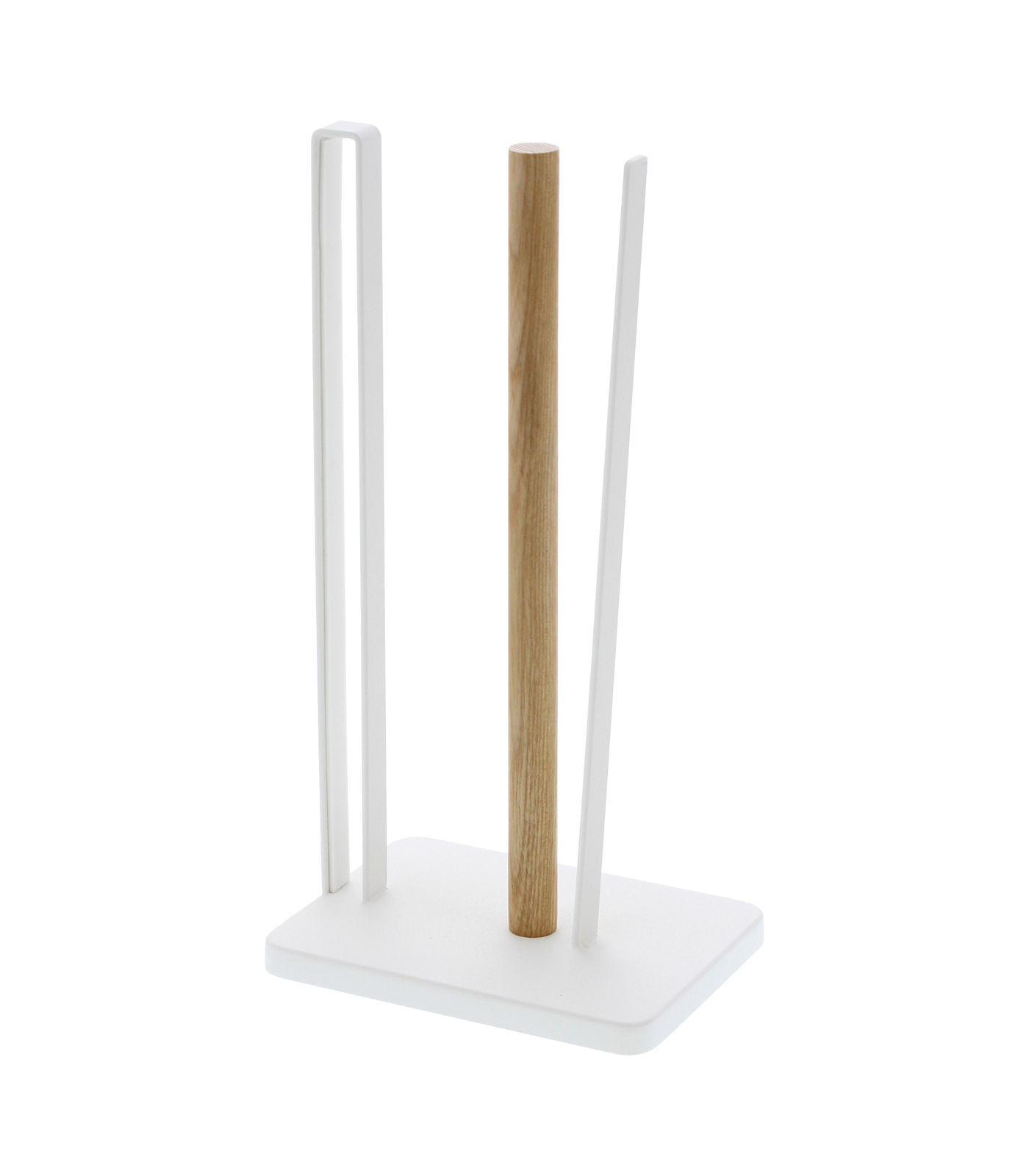 Paper Towel Holder - Steel + Wood