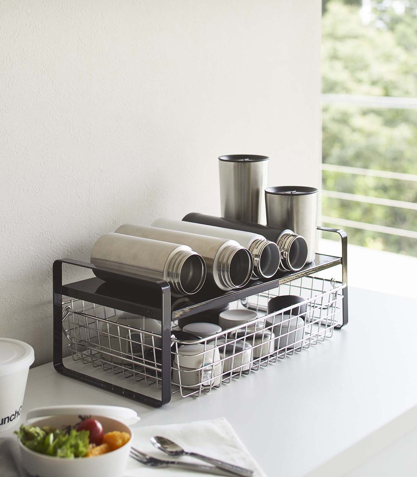 Expandable Countertop Organizer - Steel