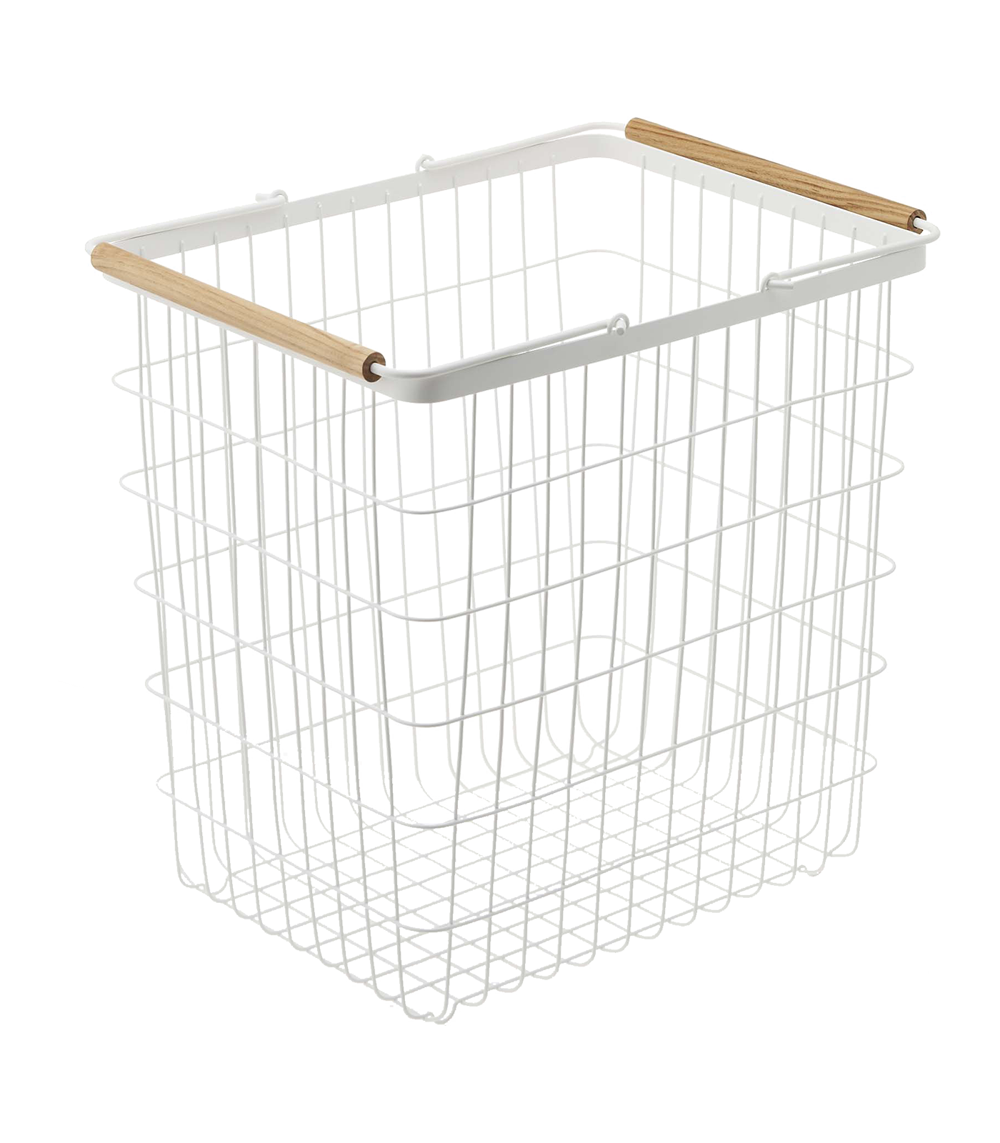 Wire Basket - Steel + Wood - Large